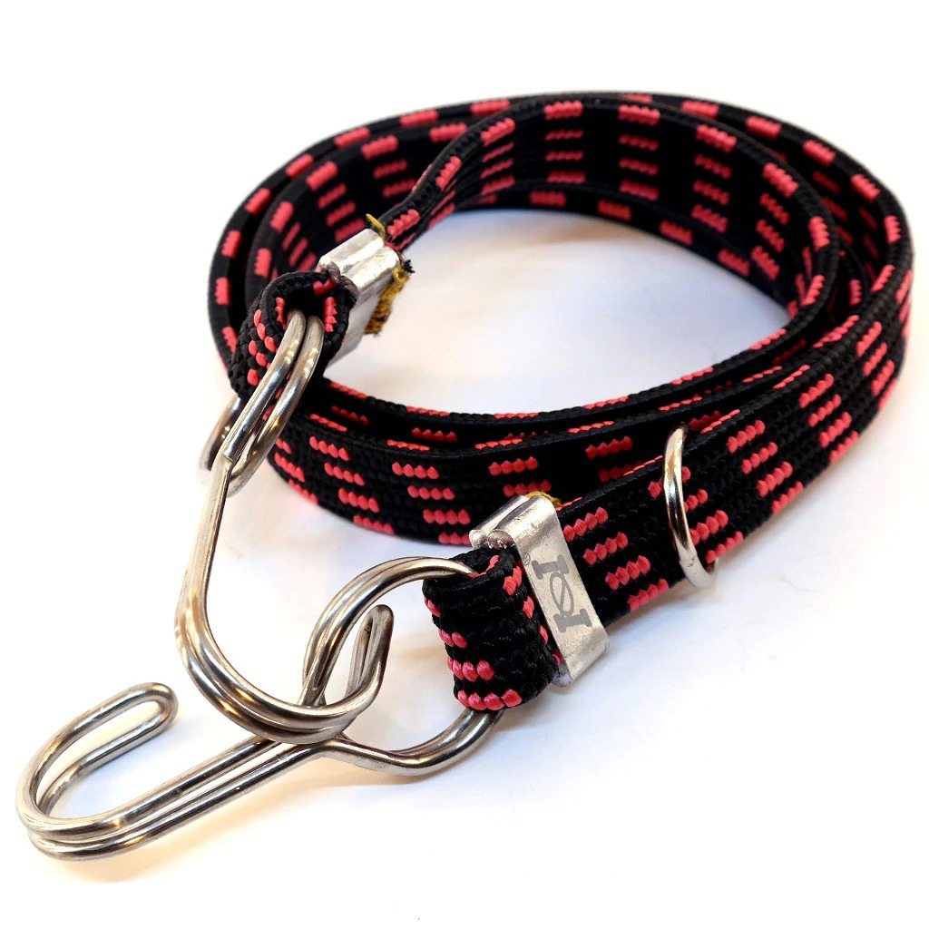 Alkan Mb Bagaj Lastiği Kalın Çelik Kancalı 15Mmx5mmx100mm A Kalite Kırmızı