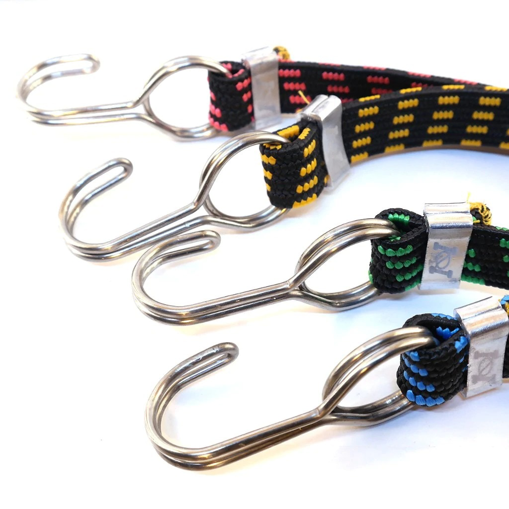 Alkan Mb Bagaj Lastiği Kalın Çelik Kancalı 15Mmx5mmx100mm A Kalite Kırmızı