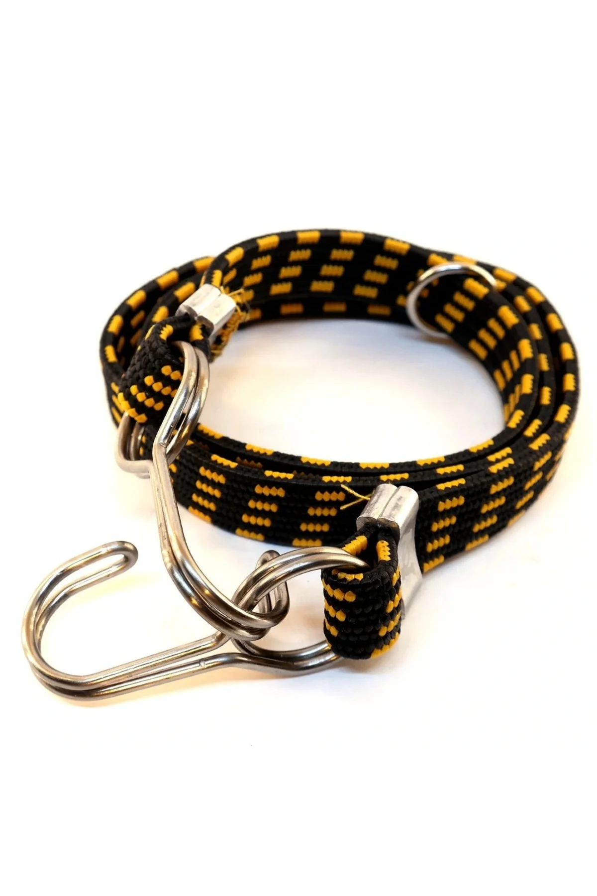 Bagaj Lastiği Sarı Kalın Çelik Kancalı 15mmx5mmx100cm Bagaj Lastiği Sarı Kalın Çelik Kancalı 15mmx5mmx100cm