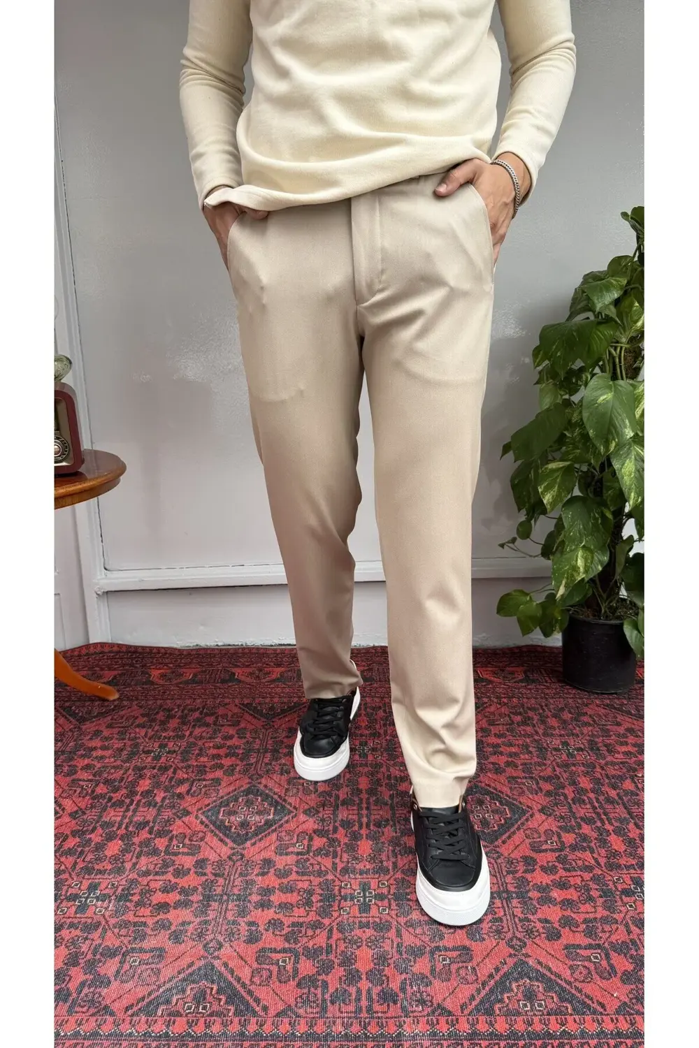 Baggy Fit Kumaş Pantolon