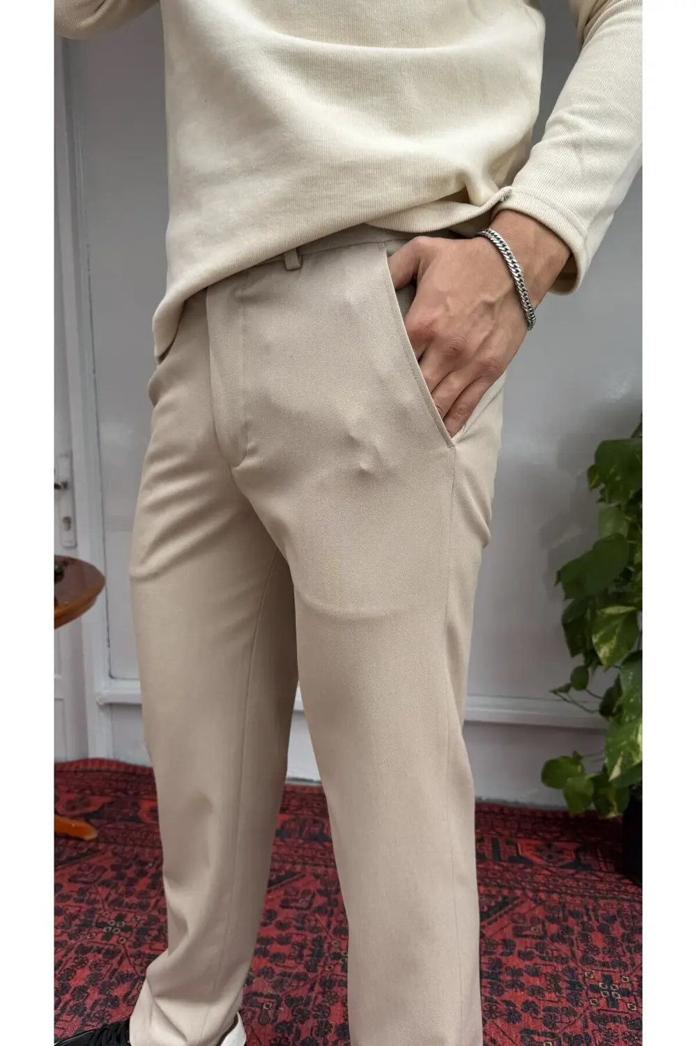 Baggy Fit Kumaş Pantolon