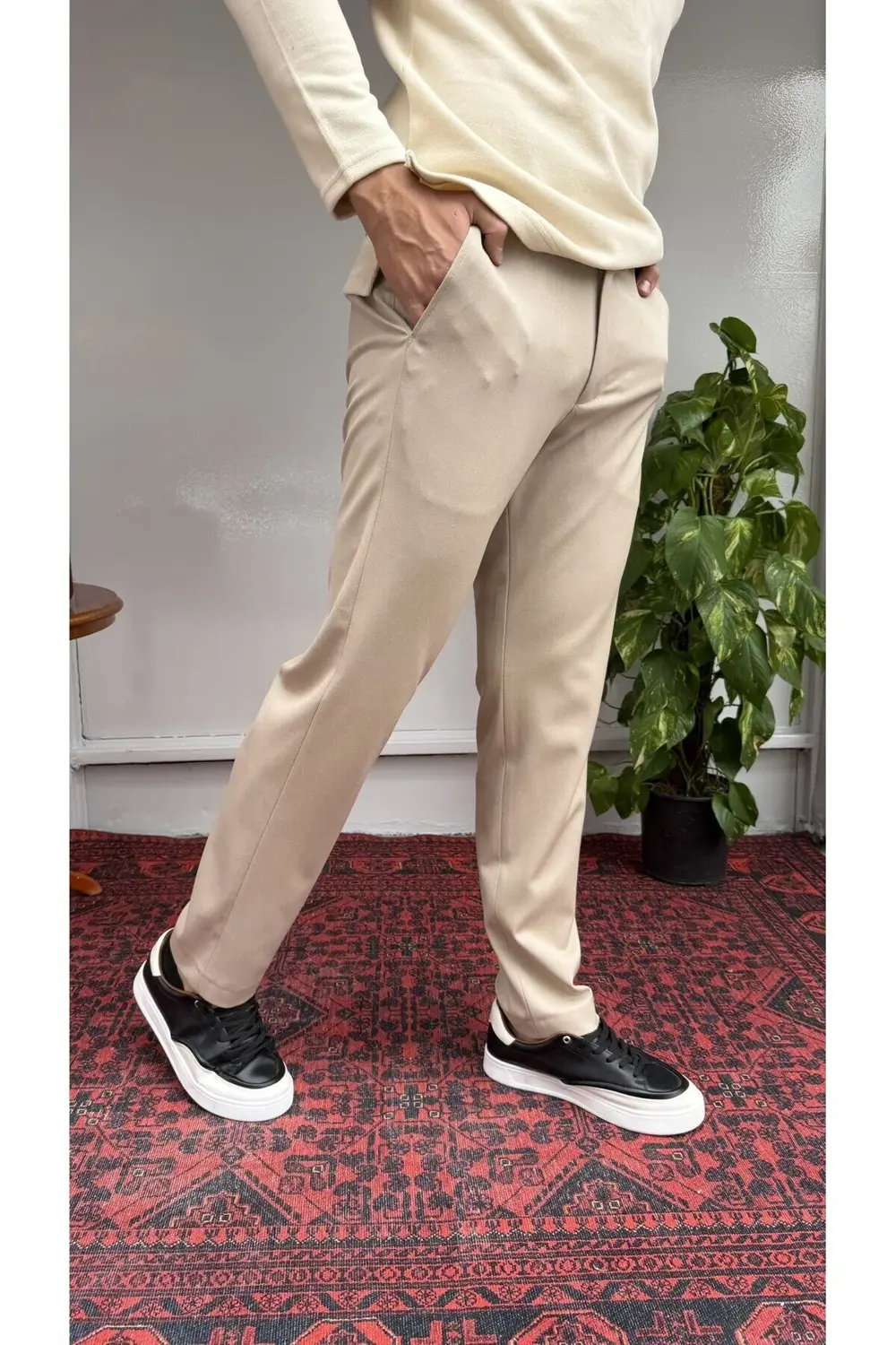 Baggy Fit Kumaş Pantolon