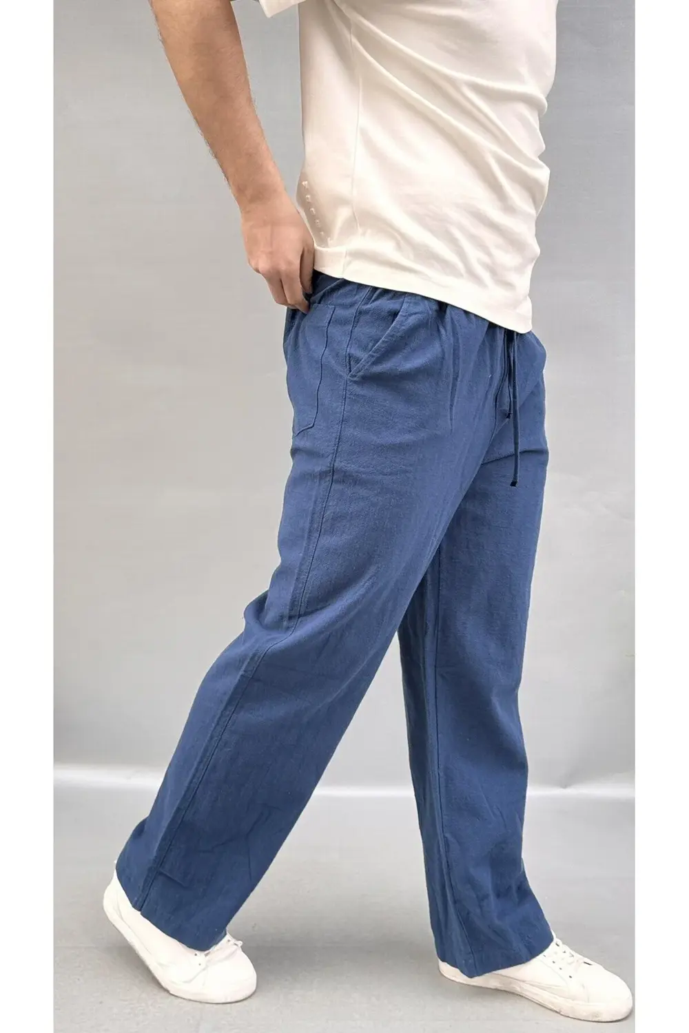 Baggy Keten Pantolon