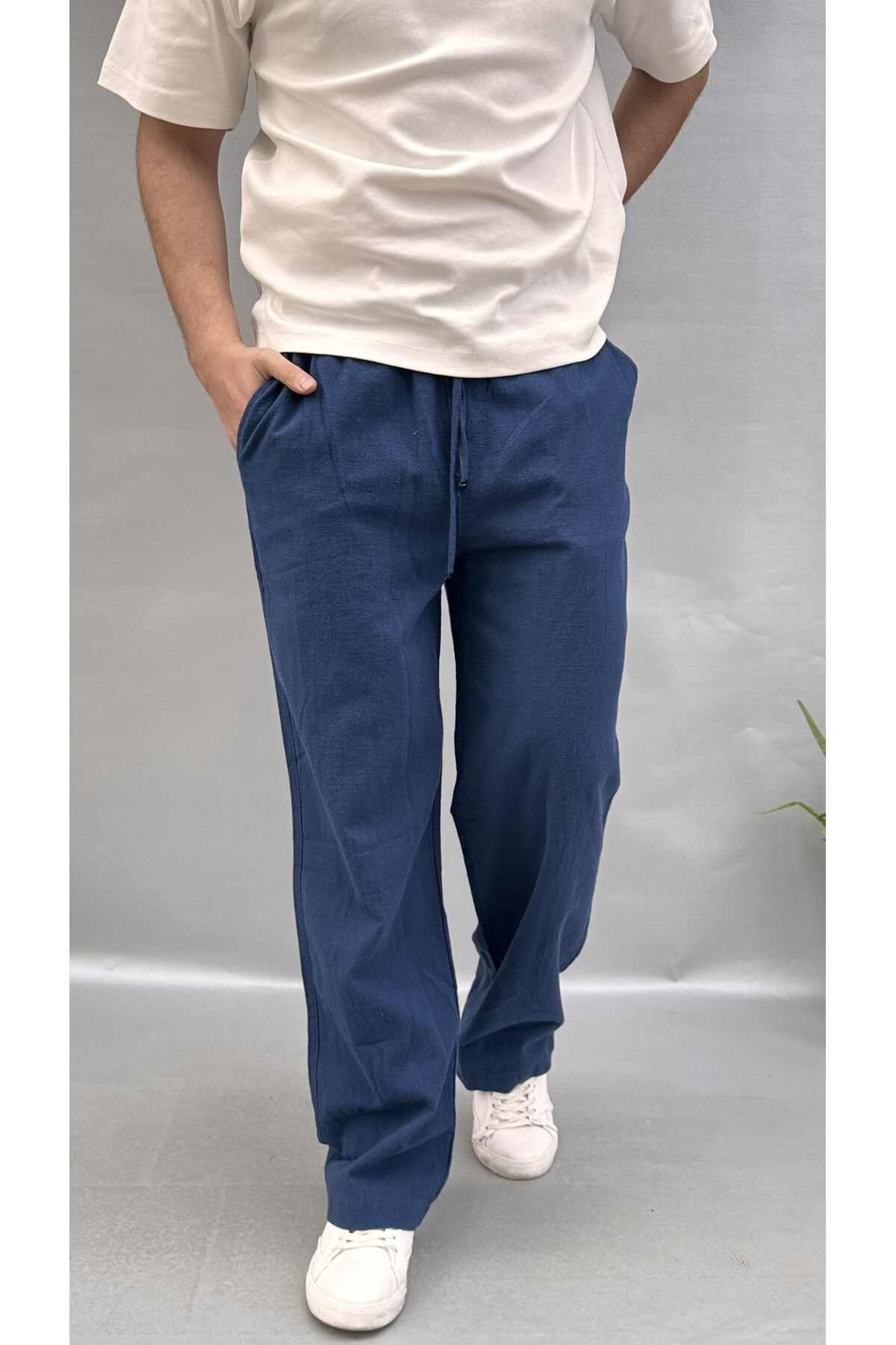 Casualmen32 Baggy Keten Pantolon