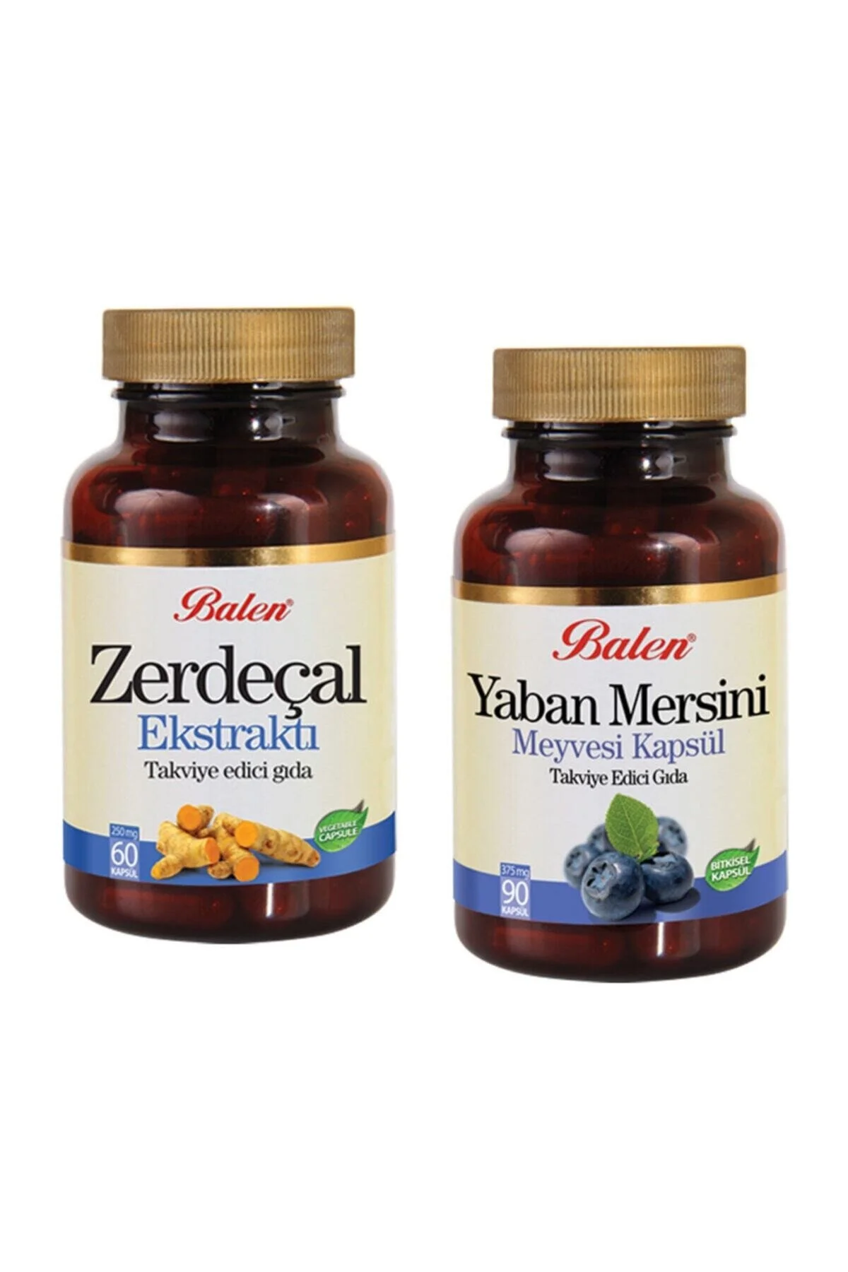 Bağışıklı 2'li Zerdeçal , Yaban Mersini Kapsül
