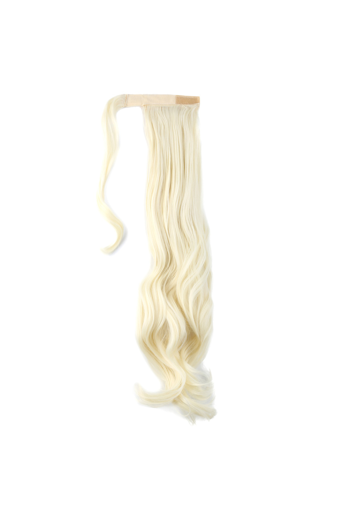 Fantaziatölyesi Bağlamalı Dalgalı At Kuyruğu - Açık Platin