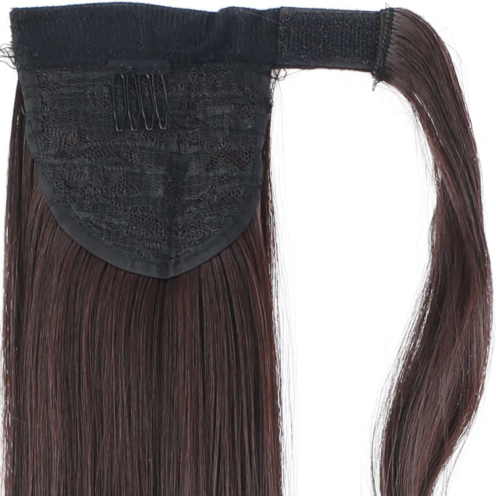 Bağlamalı Düz At Kuyruğu / Koyu Kahve