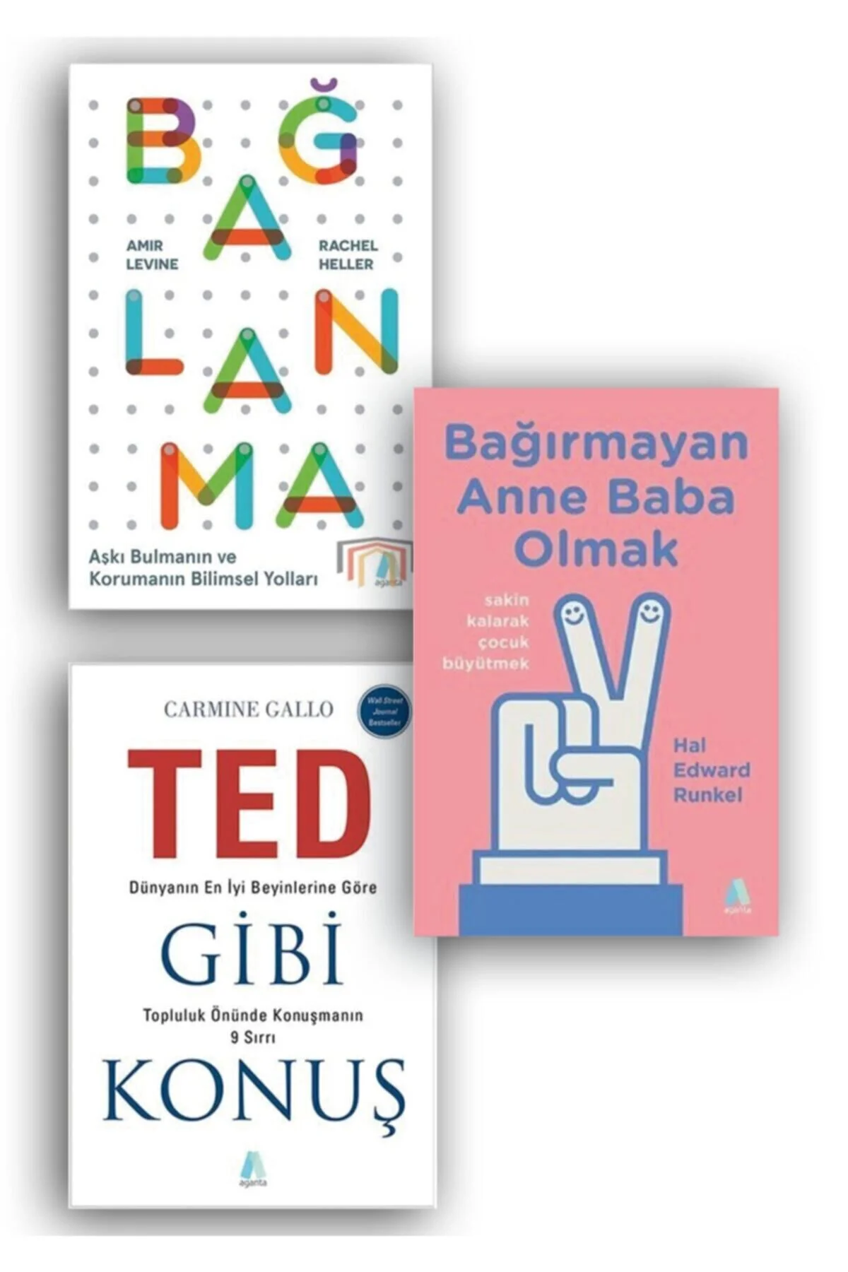 Baglanma + Ted Gibi Konuş + Bağırmayan Anne Baba Olmak 3'lü Set