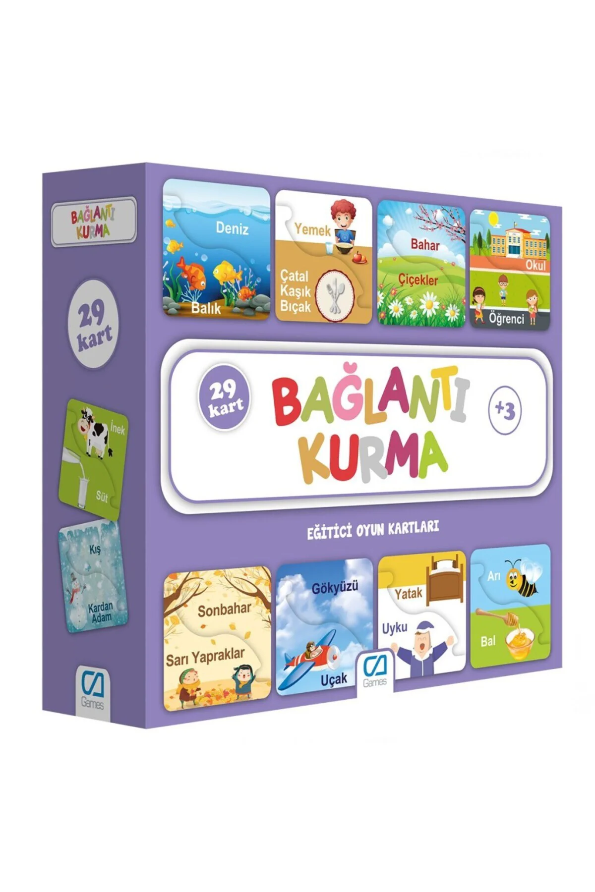 Bağlantı Kurma Eğitici Oyun Kartları