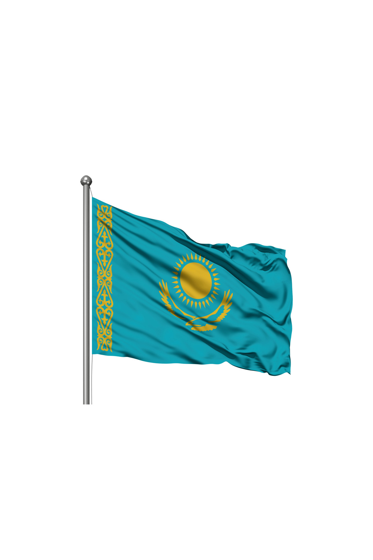 Asilmeydan Bahamalar Devleti Bayrağı - Premium Raşel Kumaş 200X300cm