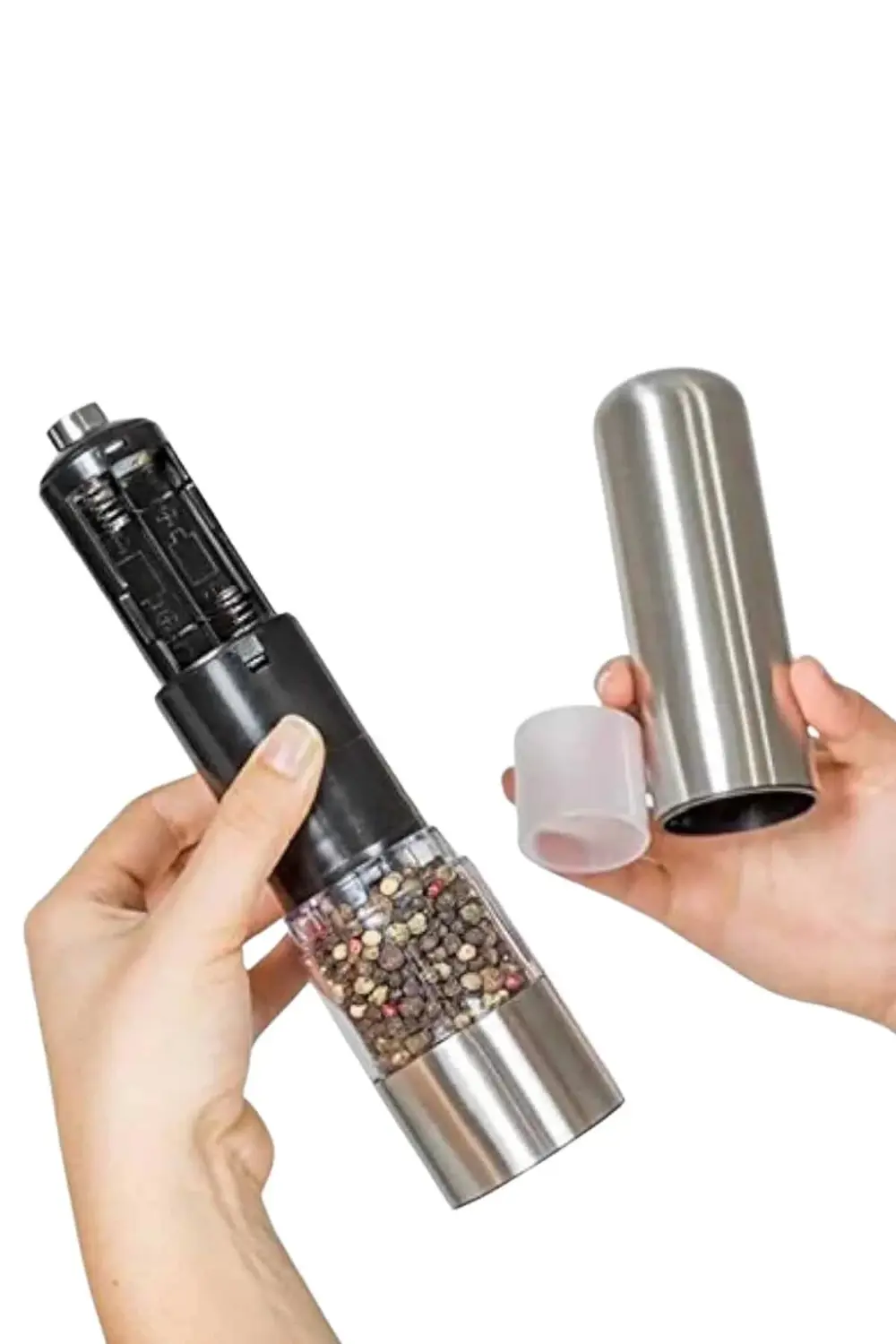 Baharat Öğütücü Otomatik Ayarlanabilir Tuz Karabiber Baharat Deği