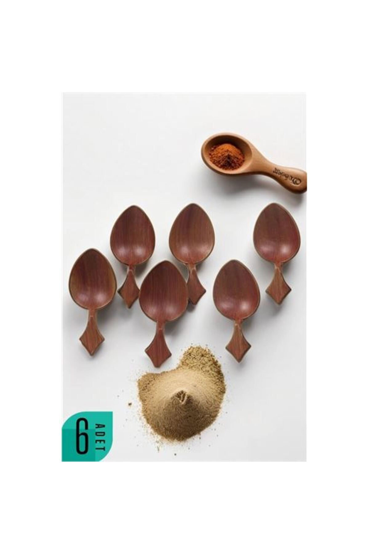 Baharat Ölçü Kaşığı 6 ADET