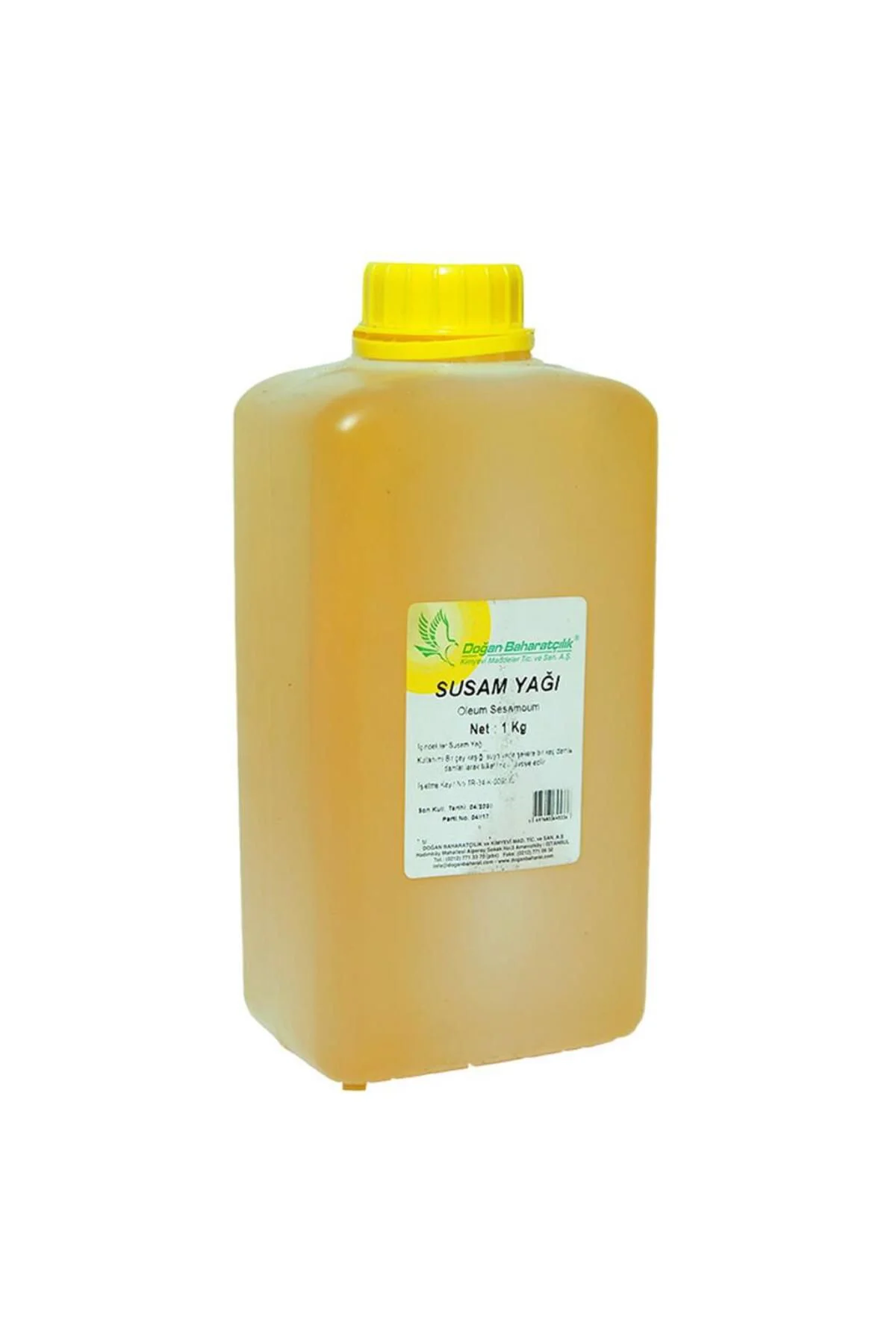 Baharatçılık Susam Yağı 1kg Kiloluk Bidon