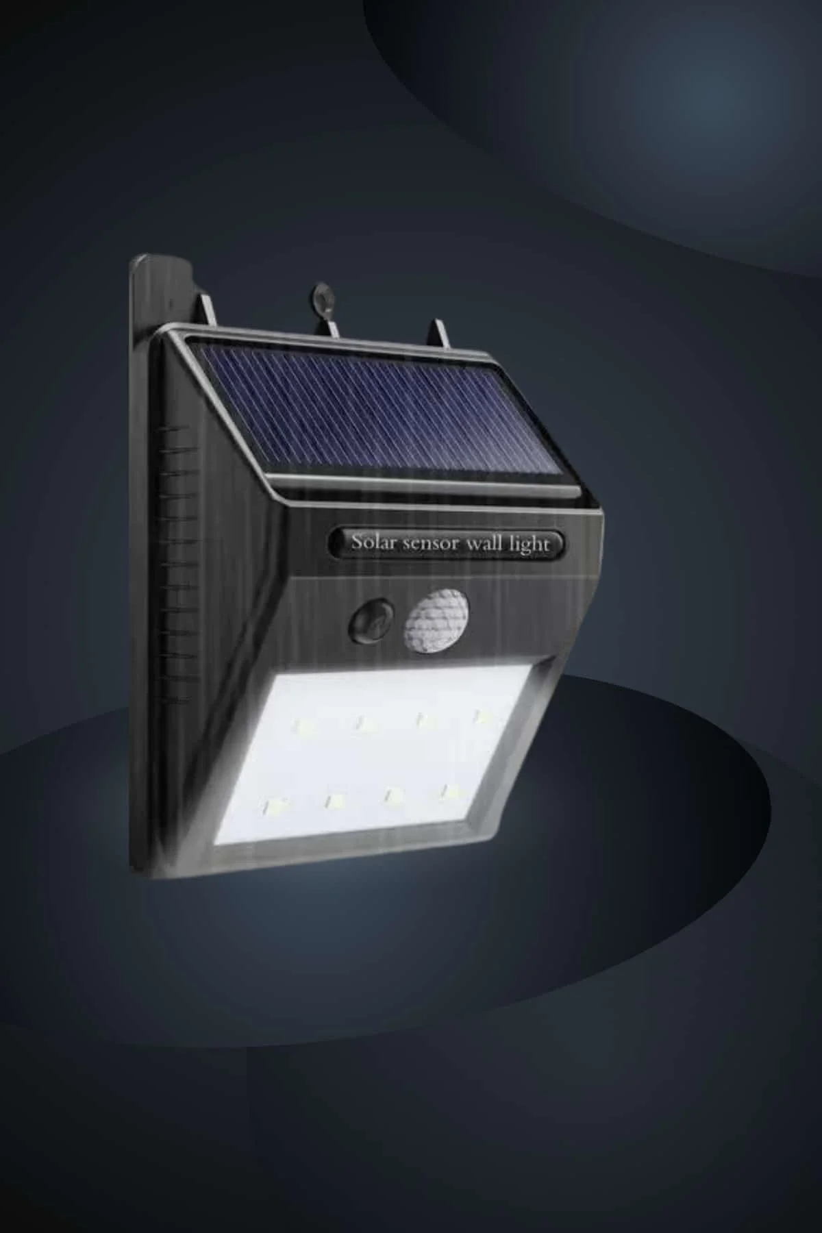 Bahçe Aydınlatma Sensörlü Güneş Enerjili Duvar Lambası 40 Led Işı