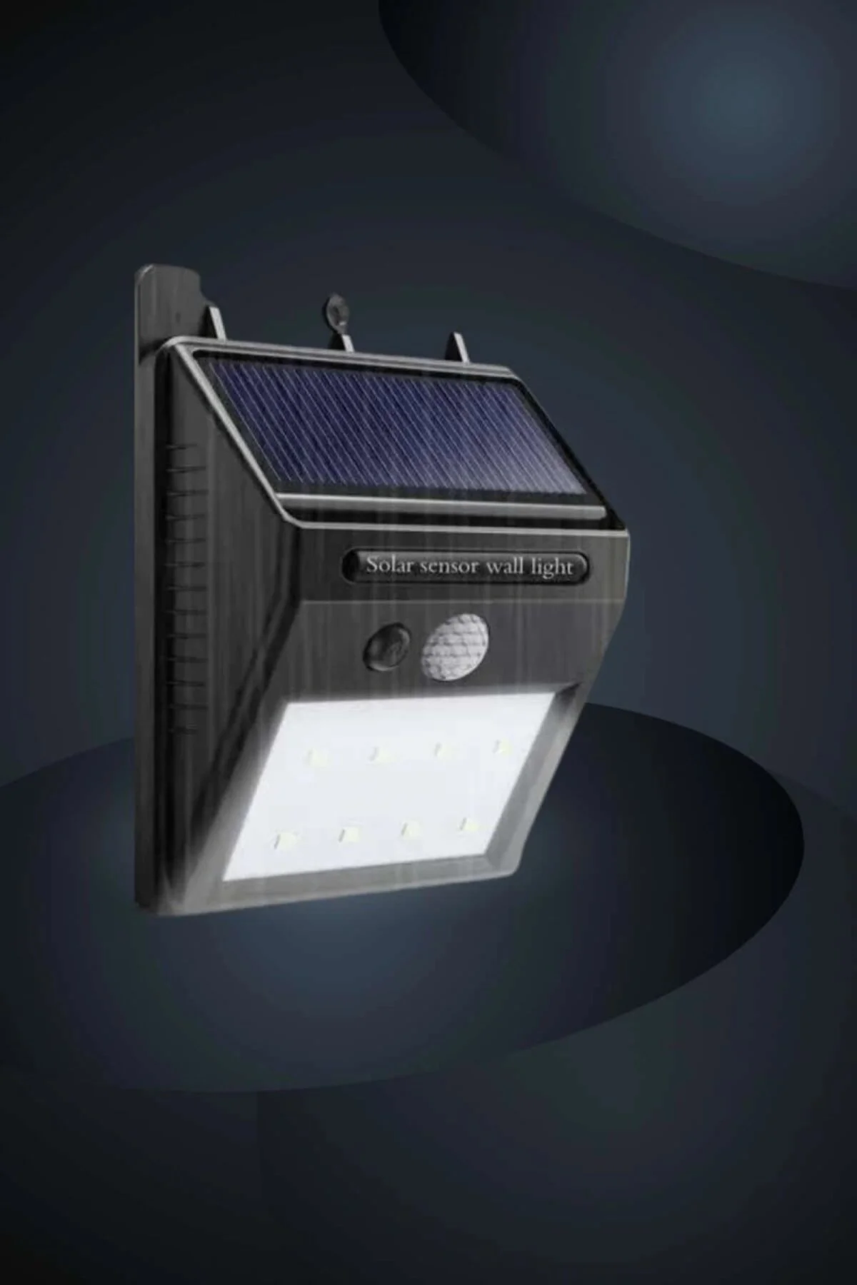 Bahçe Aydınlatma Sensörlü Güneş Enerjili Duvar Lambası 40 Led Işı