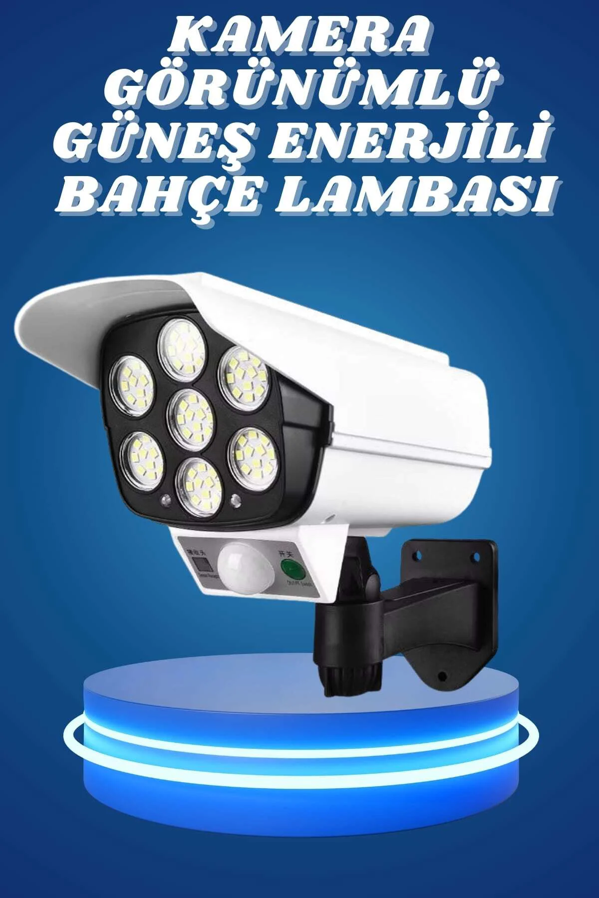 Bahçe Aydınlatması Hareket Sensörlü Led Aydınlatma Kamera Görünüm