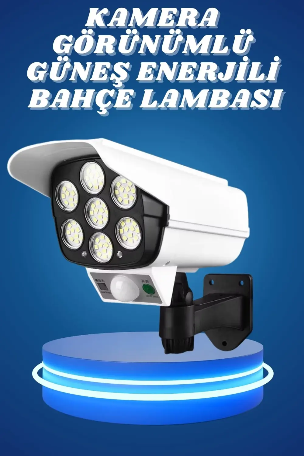 Bahçe Aydınlatması Hareket Sensörlü Led Aydınlatma Kamera Görünüm