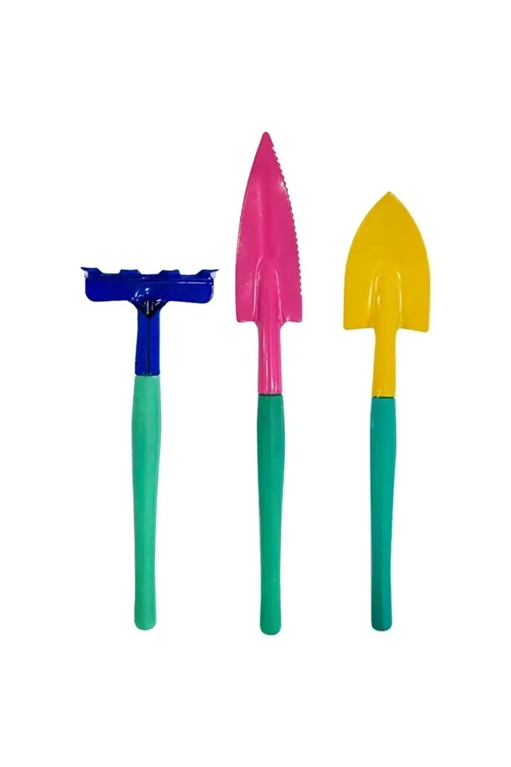 Bahçe Hobi Seti Bahçıvan Hobi Set 3'lü ( Tırmık, Kürek, Ince Topr