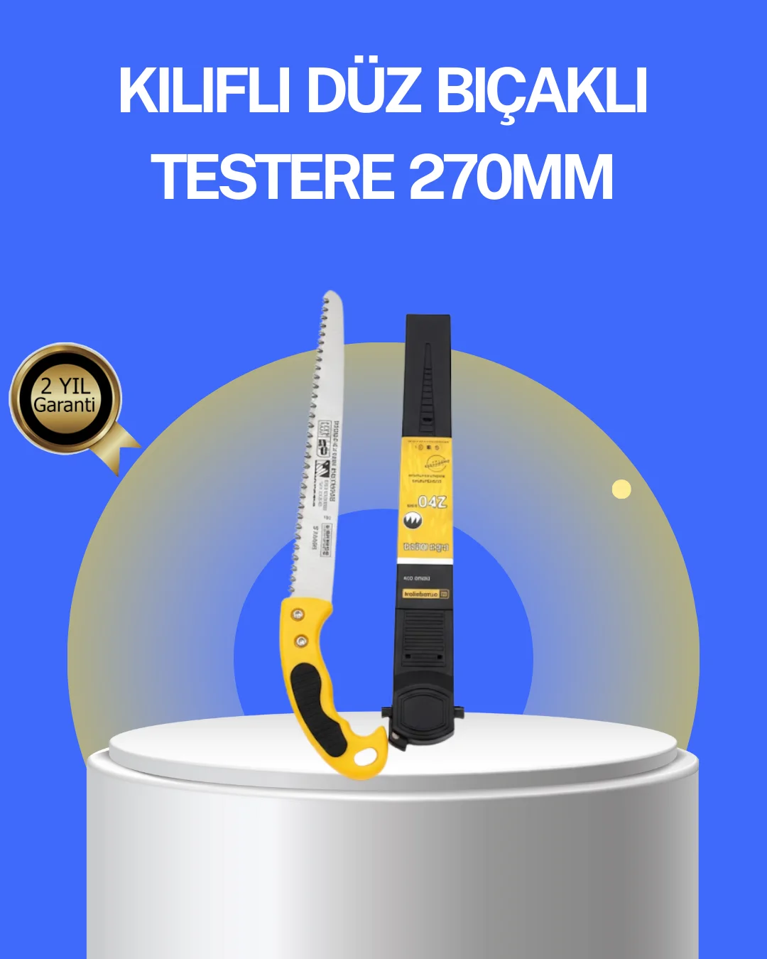 Bahçe ve Ağaç Budama Testeresi Ergonomik Saplı
