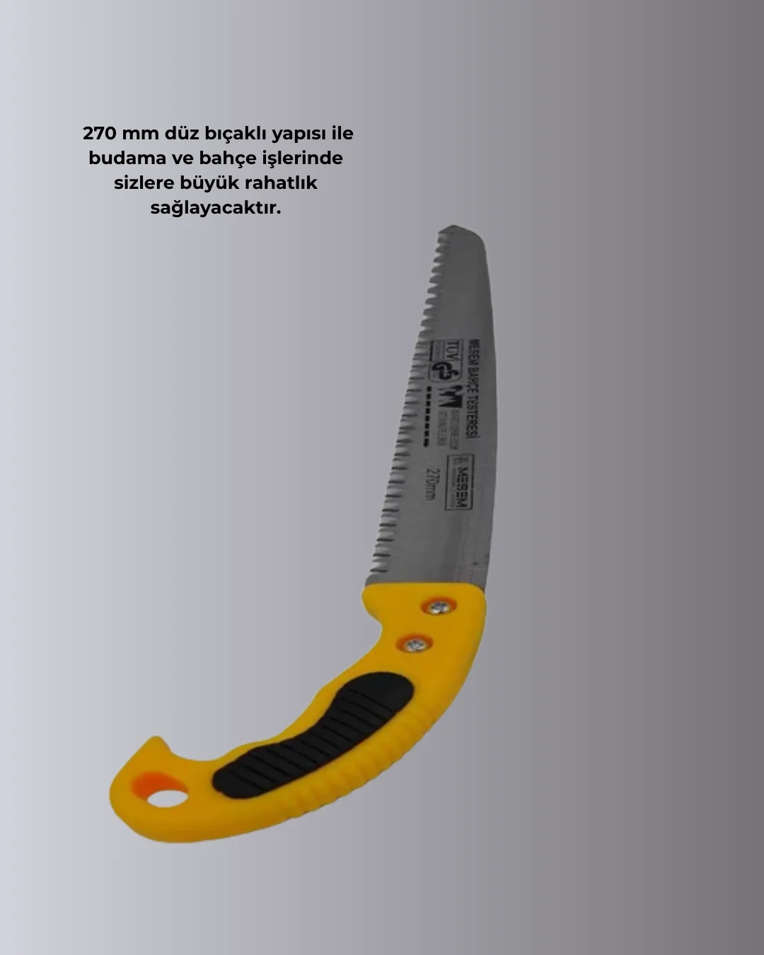 Bahçe ve Ağaç Budama Testeresi Ergonomik Saplı