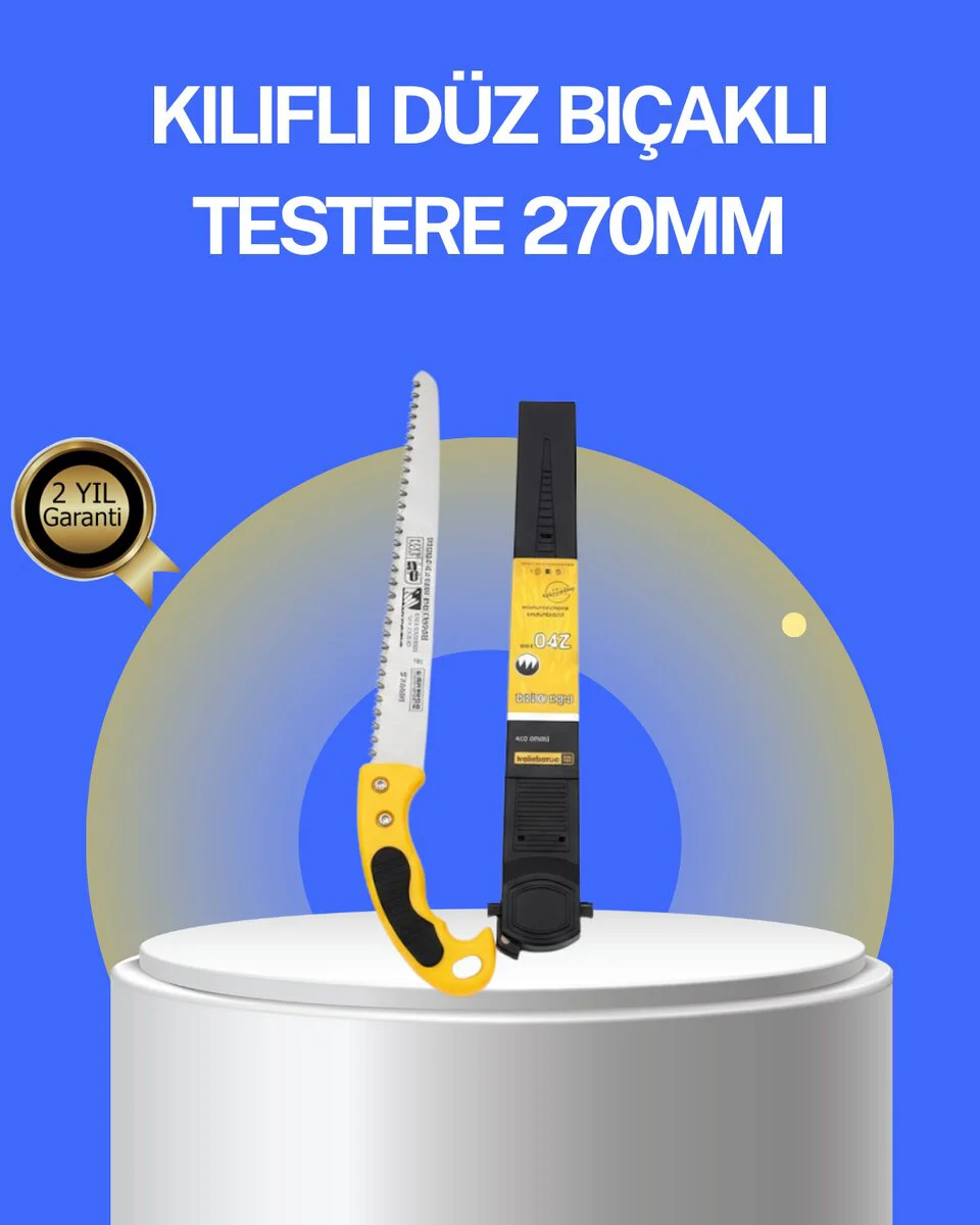 Bahçe ve Ağaç Budama Testeresi Ergonomik Saplı