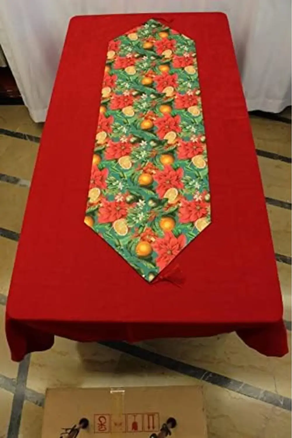 Bahçesi Desenli Baskılı Runner Servis 40x150 cm 1185222