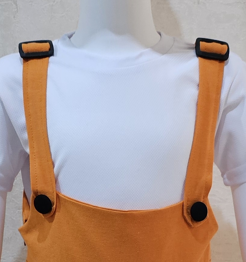 Bahçıvan Tulum ve Şapka Set Turuncu