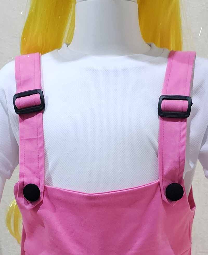Bahçıvan Tulum ve Şapka Set Pembe