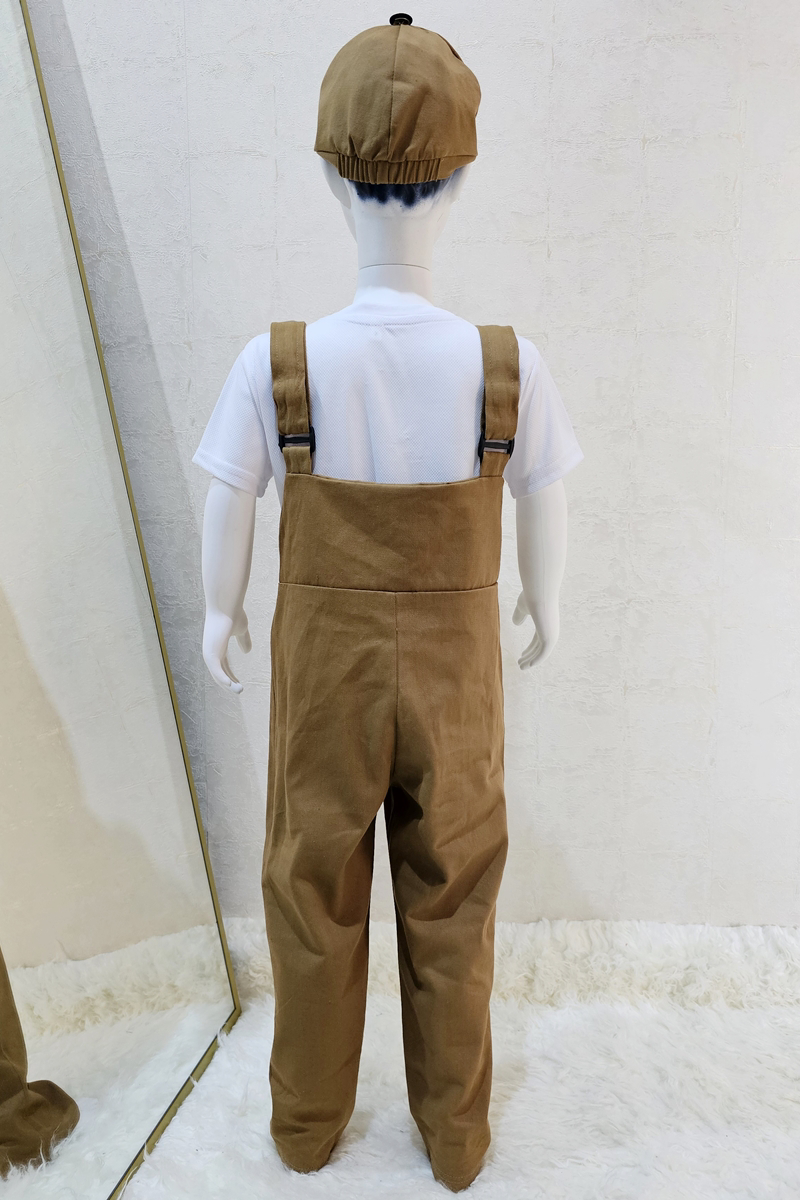 Bahçıvan Tulum ve Şapka Set Taba