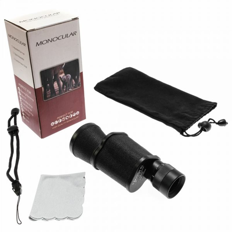 Baigish 10X40 Metal Deri Kaplamalı Rus Modeli Monoküler Dürbün Td