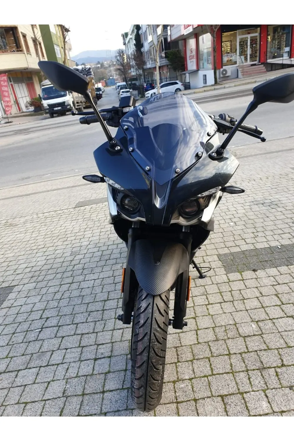 Bajaj Pulsar RS 200 Ön Cam 2015-2025 Model 33cm Füme Renkli 4mm S Bajaj Pulsar RS 200 Ön Cam 2015-2025 Model 33cm Füme Renkli 4mm S
