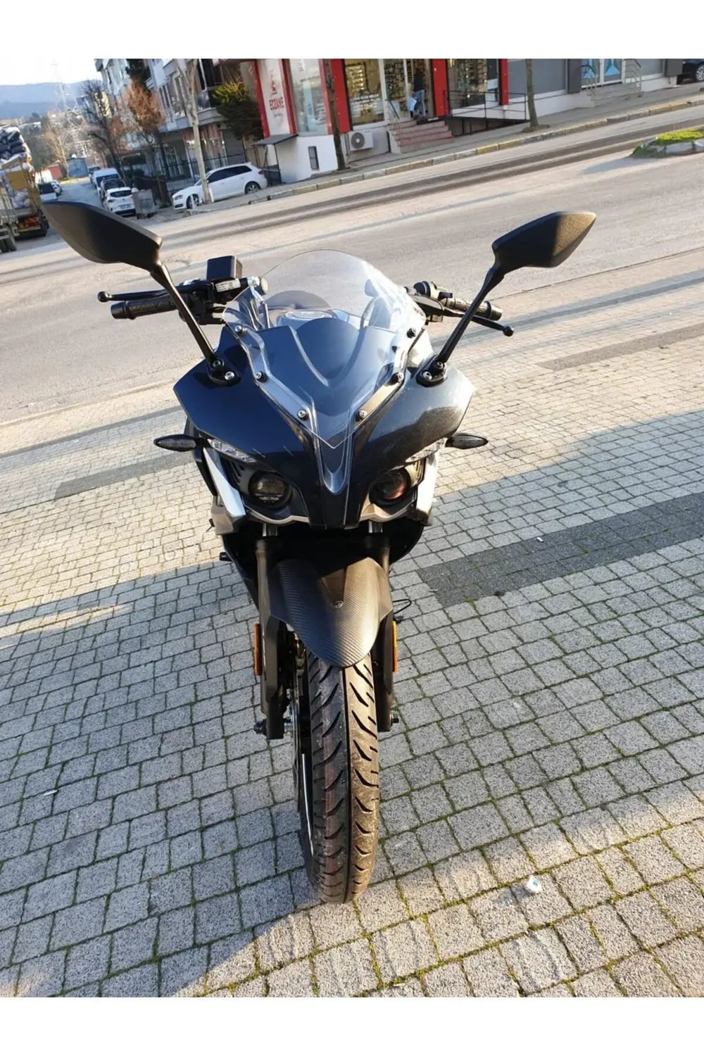 Bajaj Pulsar RS 200 Ön Cam 2015-2025 Model 33cm Şeffaf Renkli 4mm
