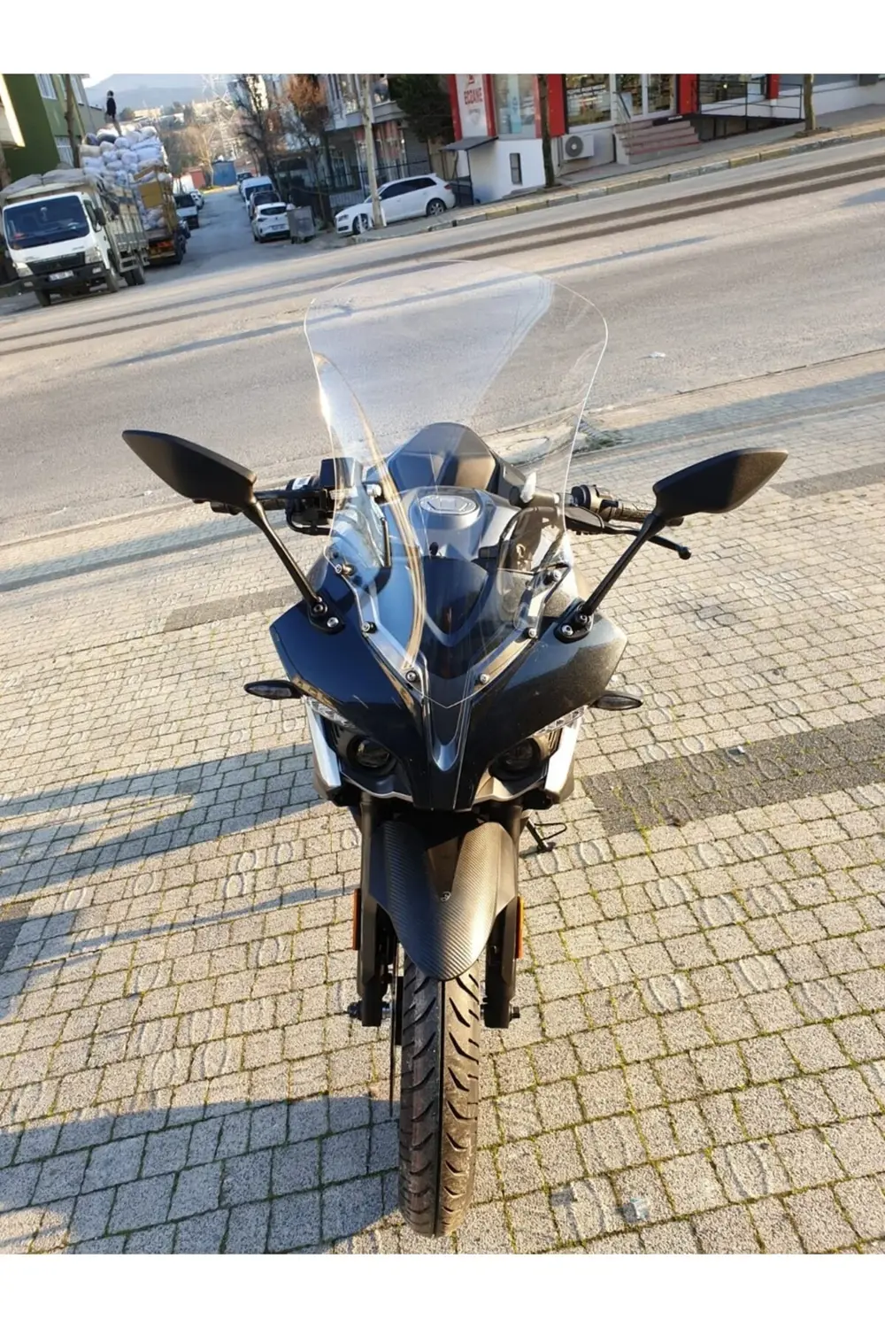 Bajaj Pulsar RS 200 Ön Cam 2015-2025 Model 56cm Şeffaf Renkli 4mm