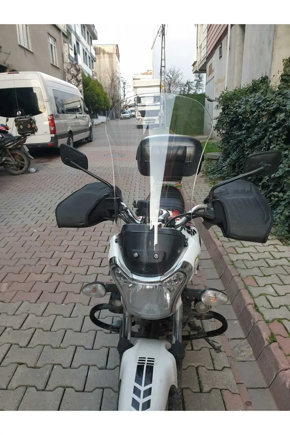 Bajaj V15 Ön cam 2017 2018 Uyumlu Model'dir 57cm Şeffaf Renkli 4m