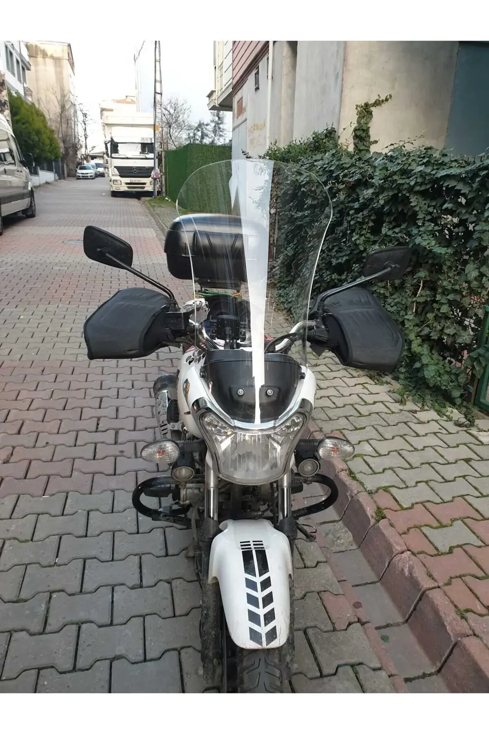 Bajaj V15 Ön cam 2017 2018 Uyumlu Model'dir 57cm Şeffaf Renkli 4m