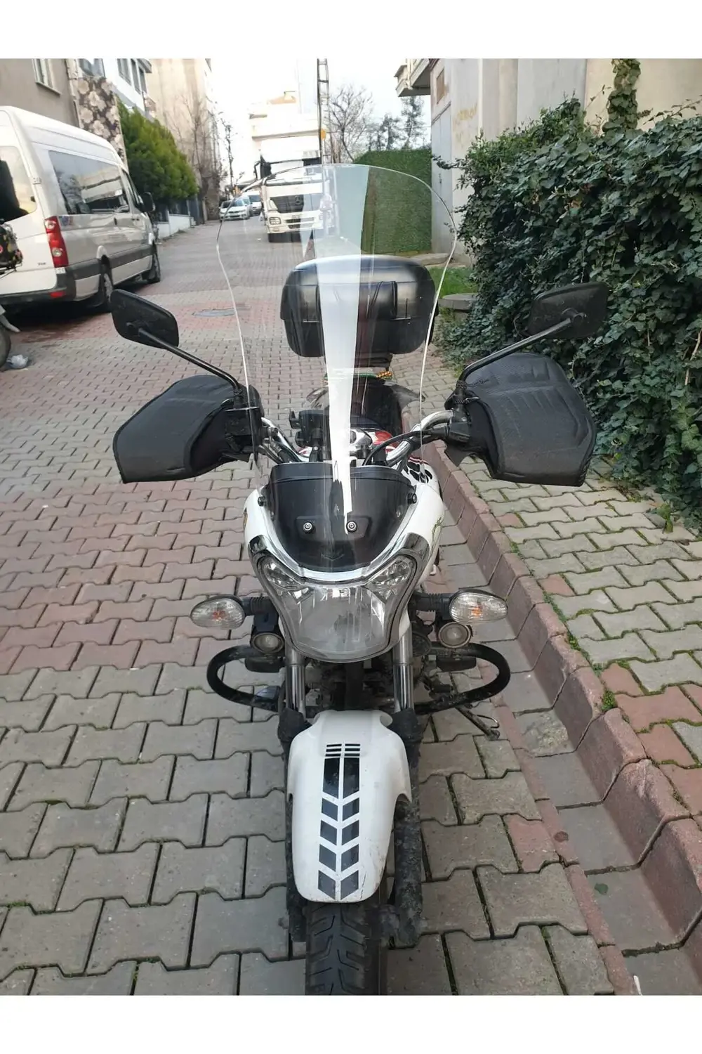 Bajaj V15 Ön cam 2017 2018 Uyumlu Model'dir 57cm Şeffaf Renkli 4m