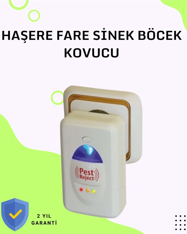 Bakım Gerektirmeyen Ultrasonik Haşere Kovucu – Uzun Ömürlü Kullanım