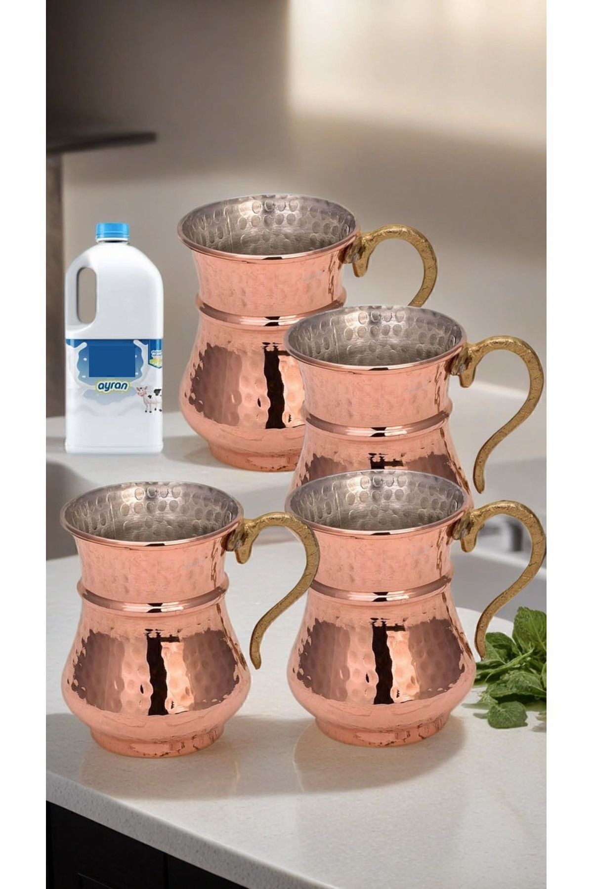 Bakır Ayran Bardağı 4 ADET 720285