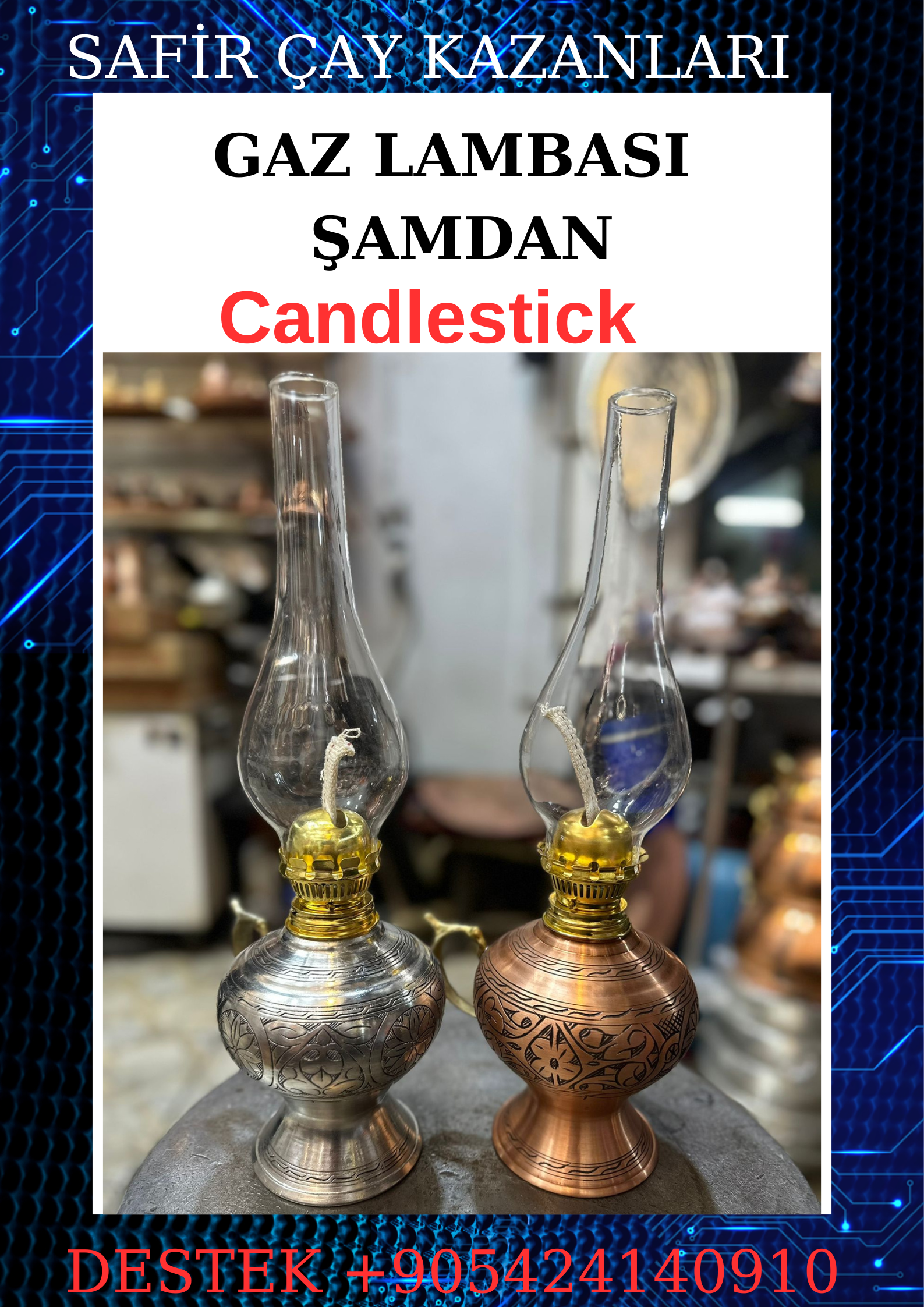 Safir Çay Kazanlari Bakır Gaz Lambası Şamdan Dekoratif Antik Bakır Osmanlı Gaz Lambası Portatif Nostaljik Gaz Lambası Safir Çay Kazanlari Bakır Gaz Lambası Şamdan Dekoratif Antik Bakır Osmanlı Gaz Lambası Portatif Nostaljik Gaz Lambası
