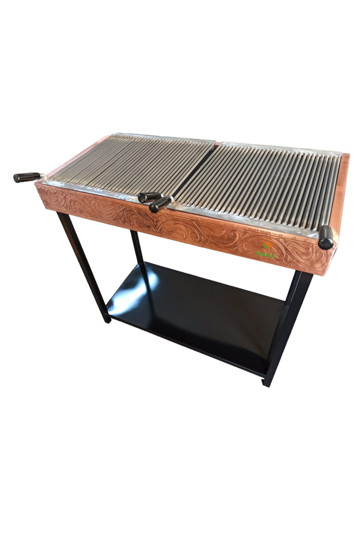 Safir Bakir Mangal Bakir Kebap Ocaği Bakir Barbekü Bakir İzgara Ayakli 