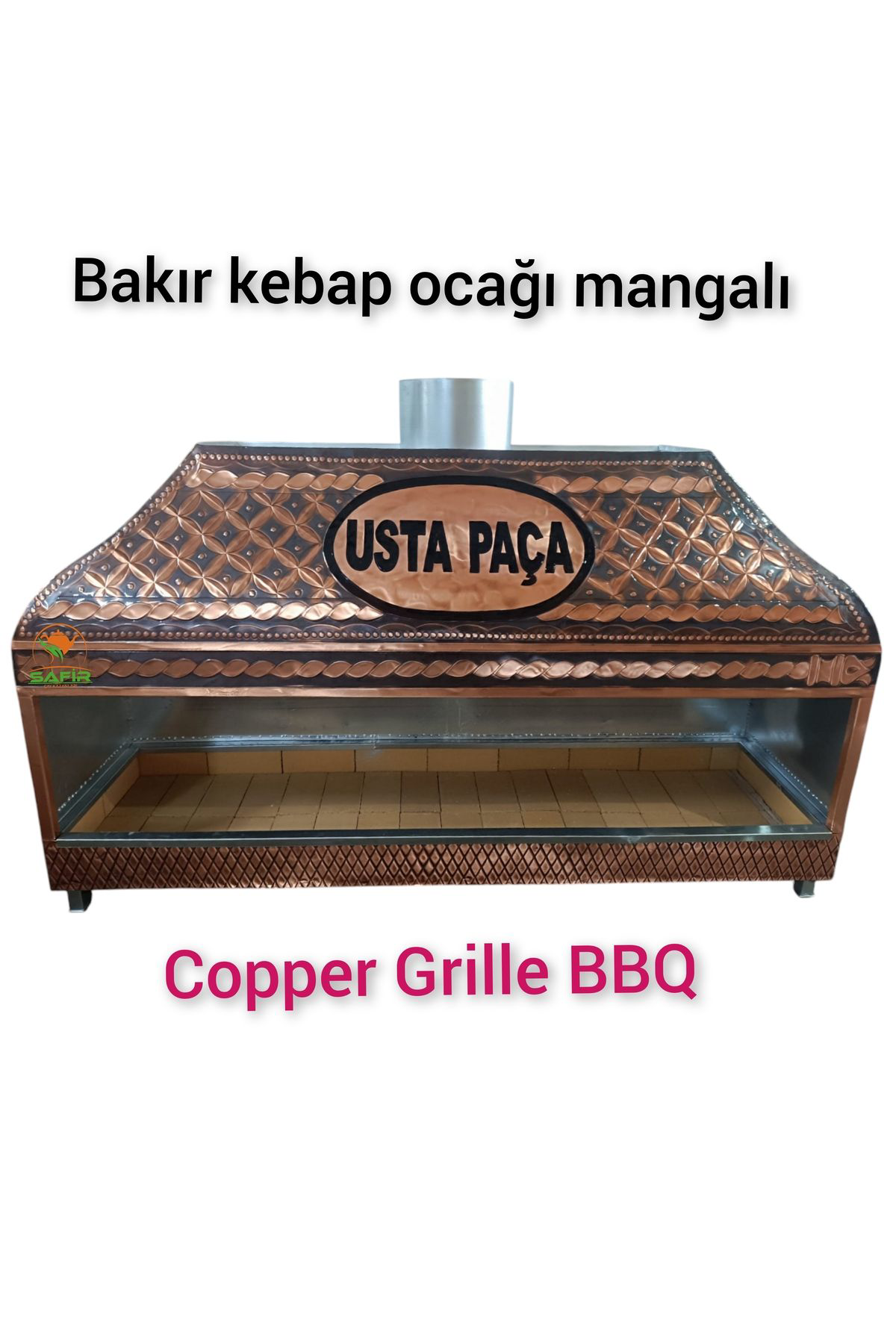 Safir Çay Kazanlari Bakir Ocakbaşi Kapali Kasa Ocakbaşi  Mangalbaşi Bakir Köfte Ocaği