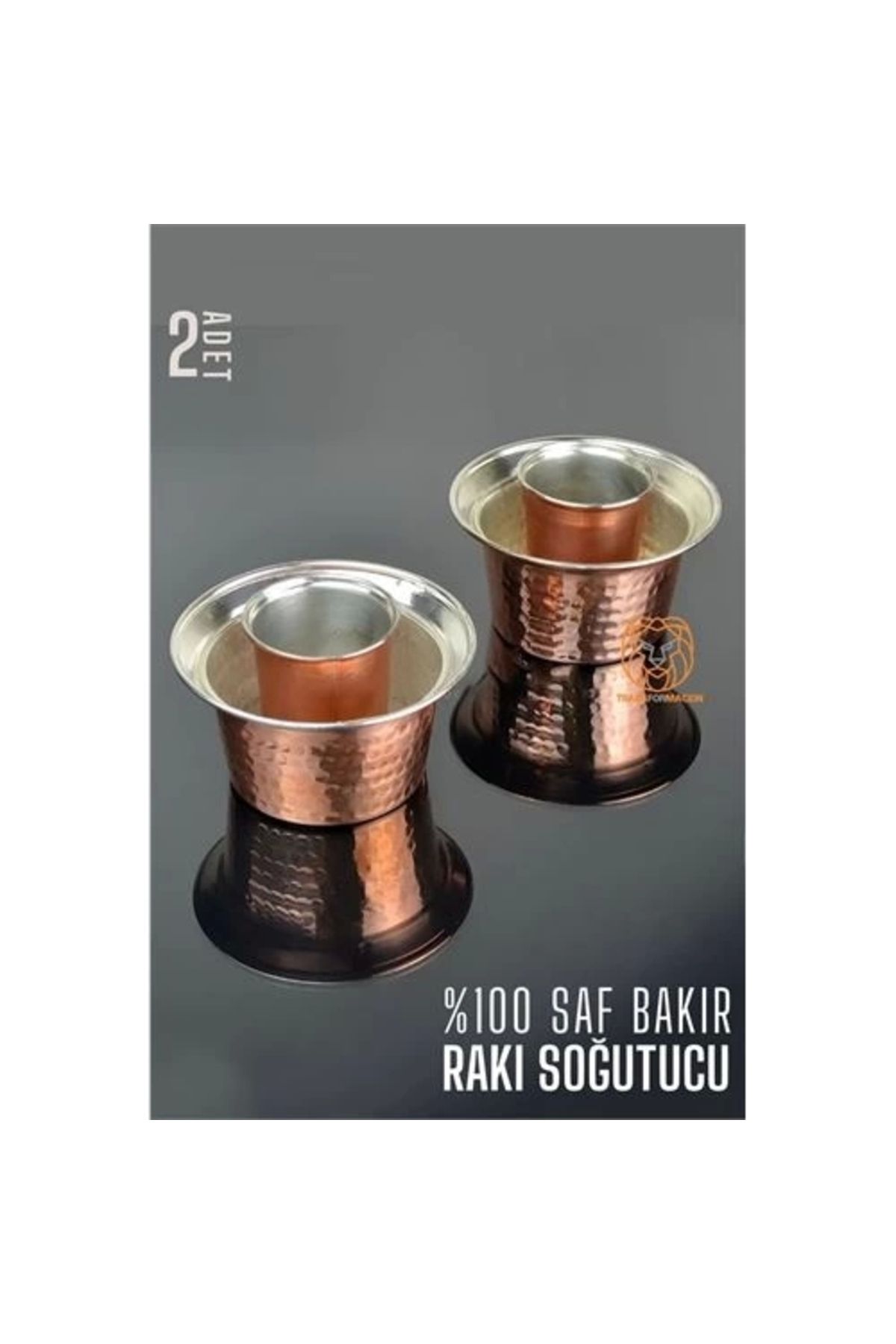 Bakır Rakı Soğutucu 2 Adet