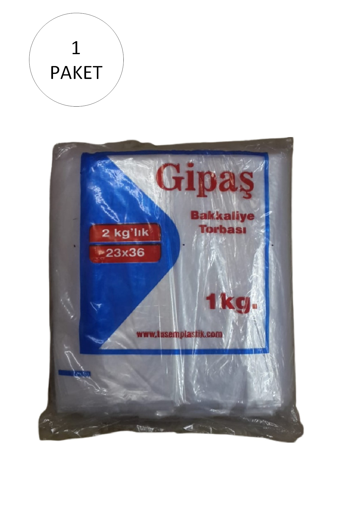 Just Cheap Store Bakkaliye Naylon Torba 2'Kg Lik 23X36 Cm 1 Paket (Takriben 260 Ad