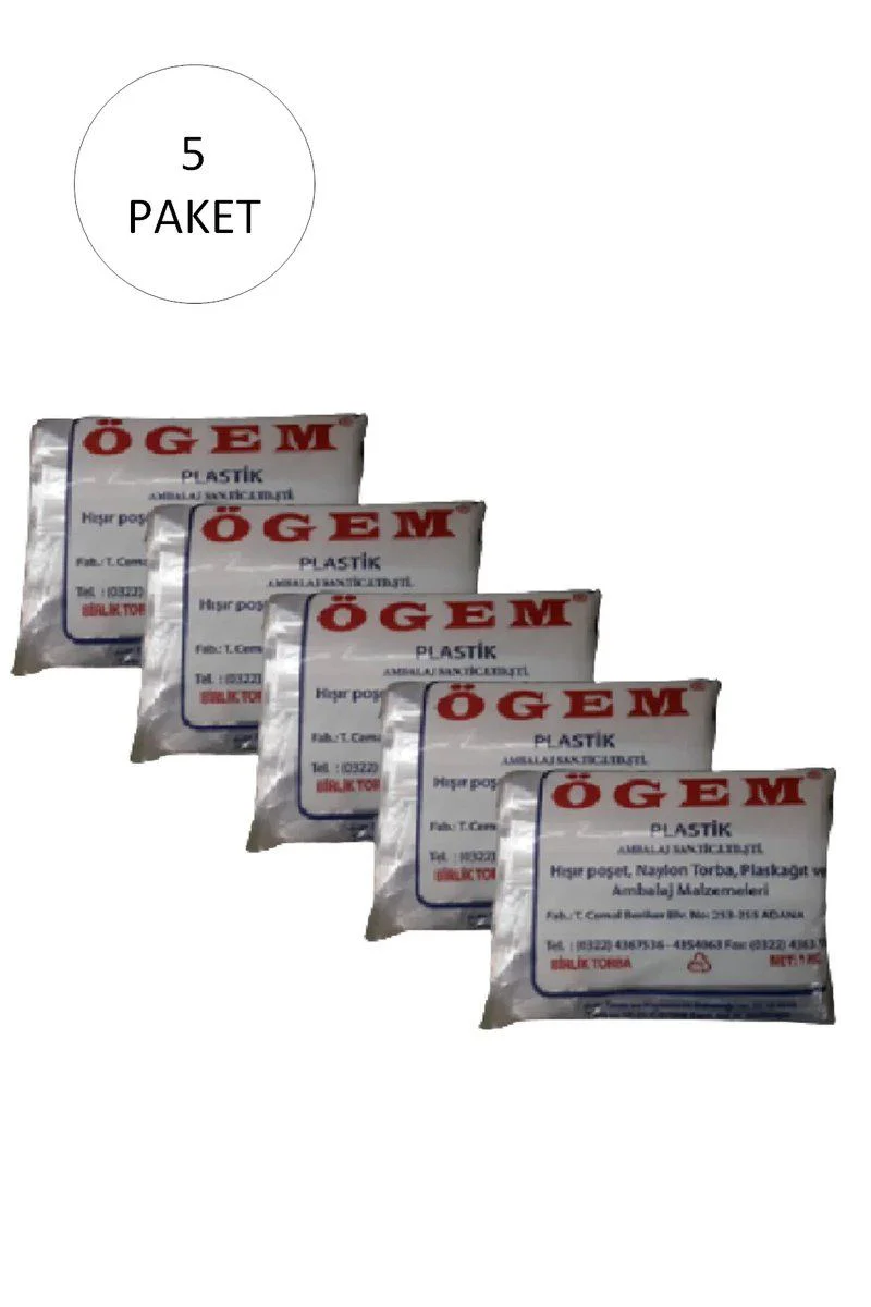 Bakkaliye Naylon Torba 20x30 cm 1 Kg – 5 Paket / 1.150 Adet Şeffaf Poşet Fiyatı, Yorumları ve Özellikleri