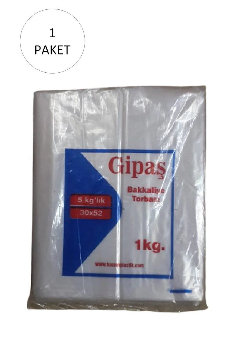 Bakkaliye Naylon Torba 5'kg - 30x52 cm, 110 Adet, Dayanıklı Poşet Fiyatı, Yorumları ve Özellikleri