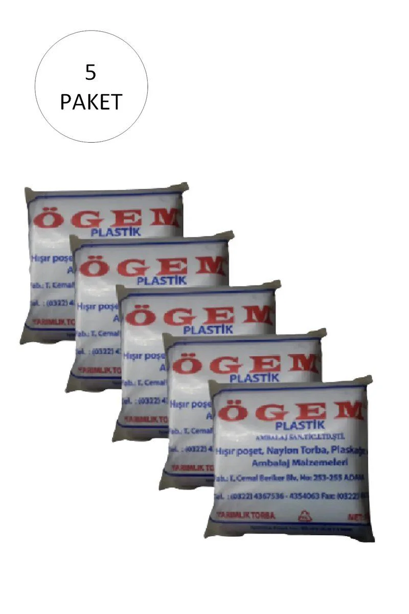 Bakkaliye Naylon Torba Yarımlık 14x27 cm 1 kg – 5 Paket (1.800 Adet)