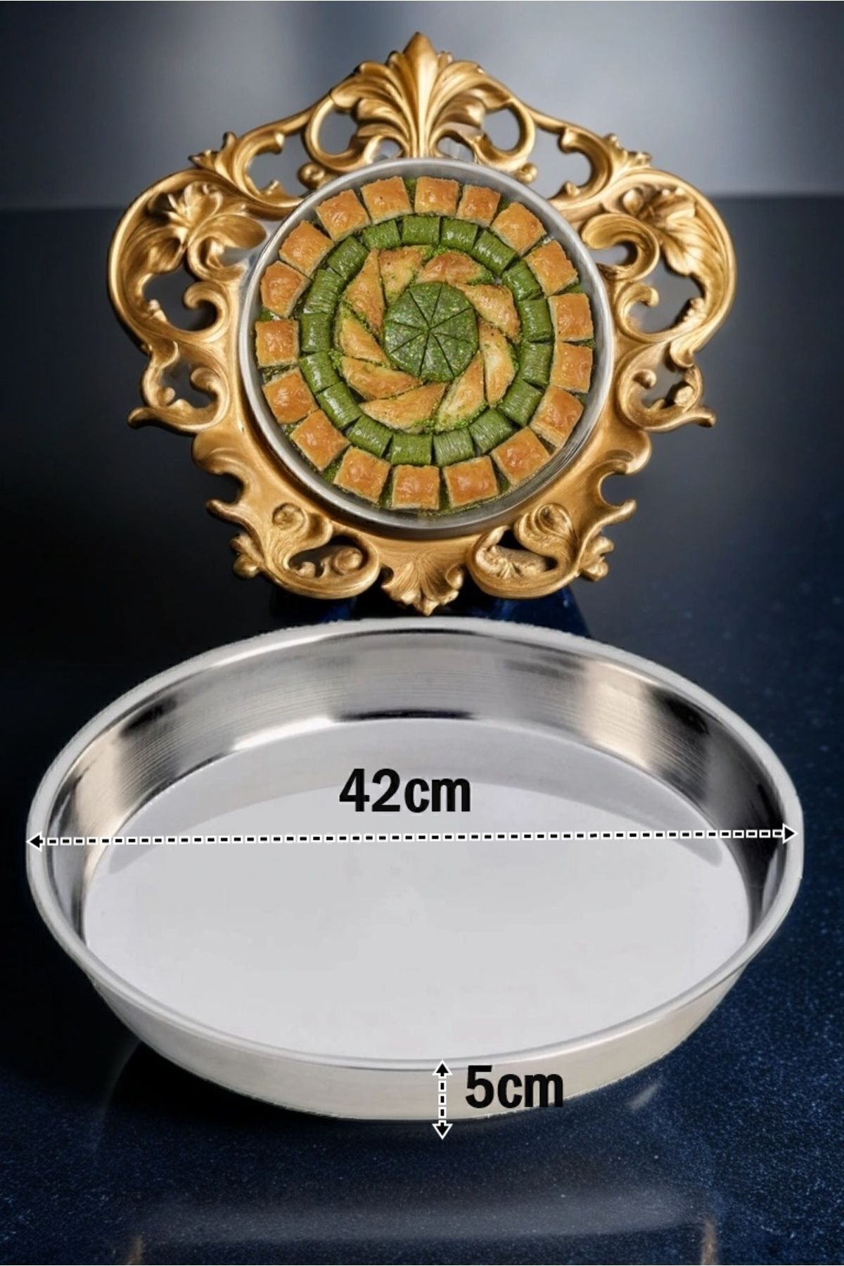 Transformacion Baklava Tepsisi Alüminyum 42X5 Cm