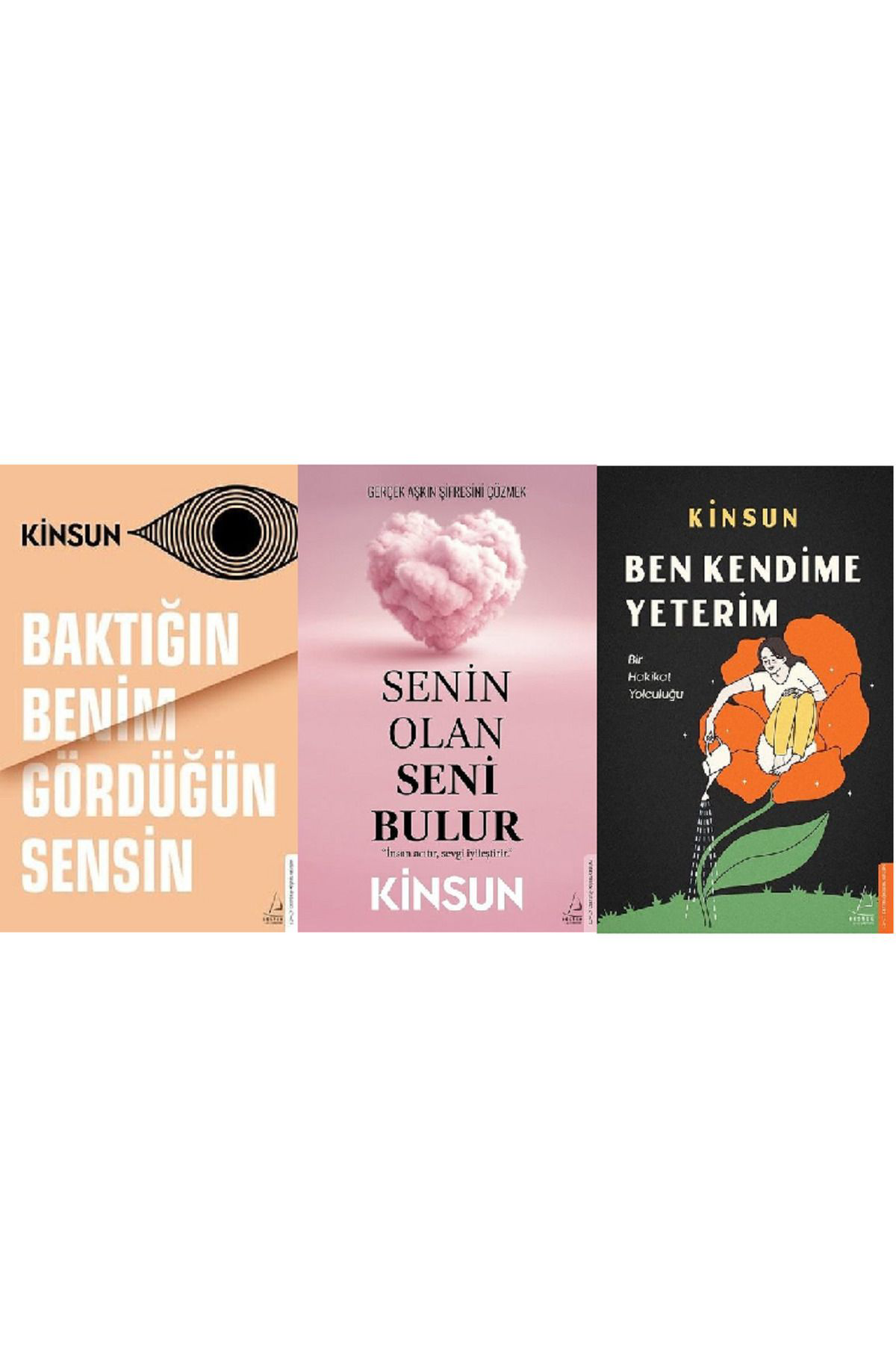 Baktığın Benim Gördüğün Sensin + Senin Olan Seni Bulur + Ben Kendime Yeterim  3 Kitap Set