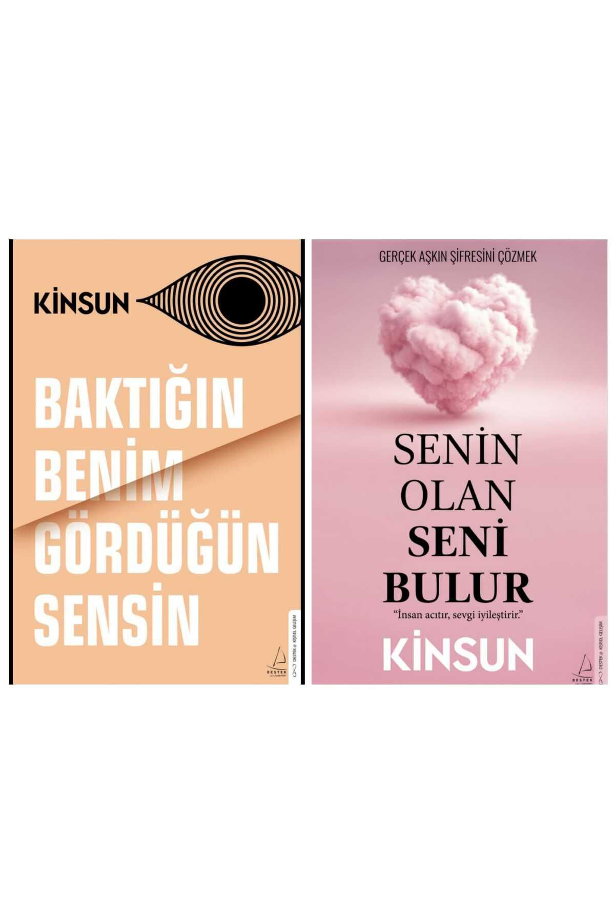 Baktığın Benim Gördüğün Sensin/Senin Olan Seni Bulur/KİNSUN/2 Kitap Set