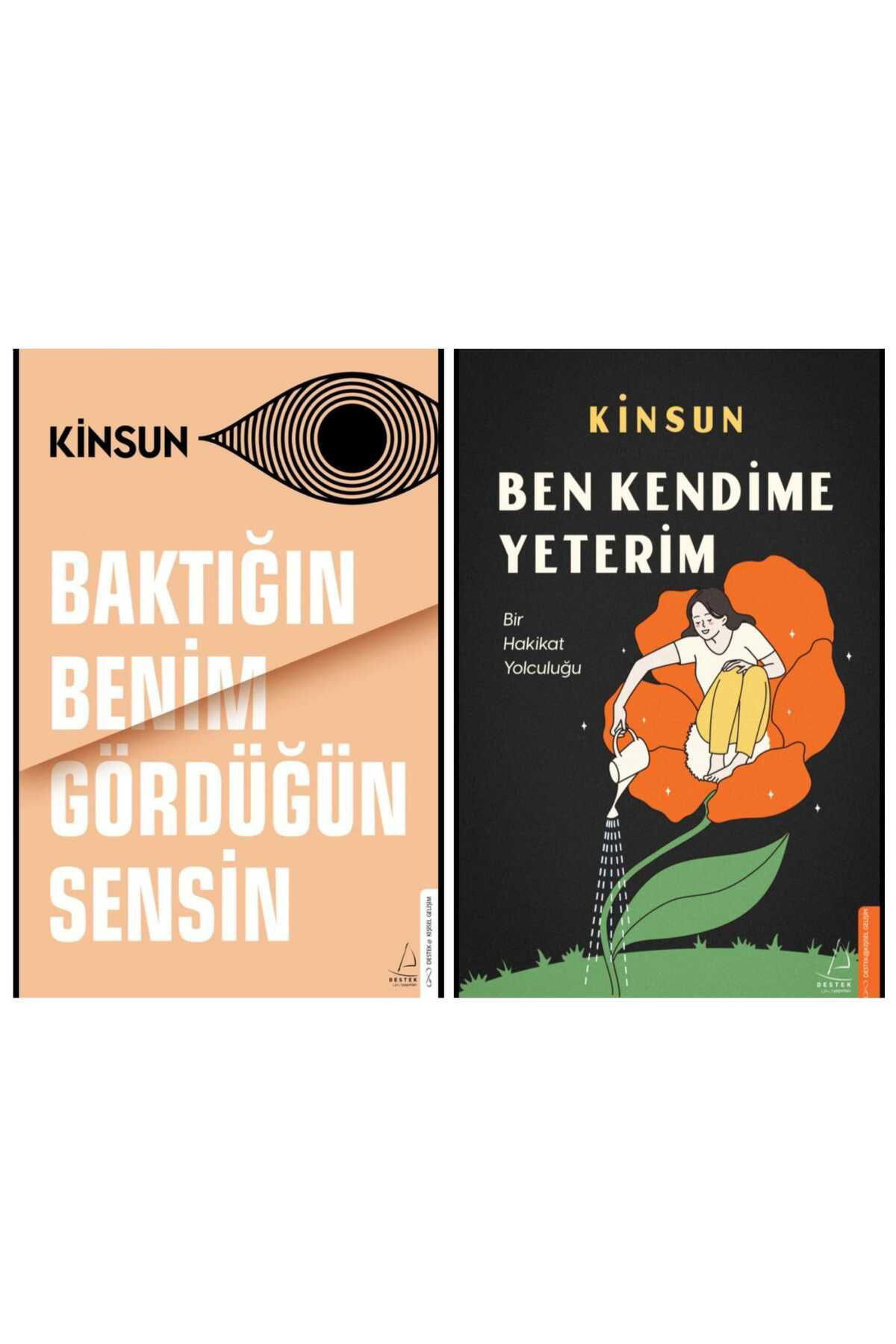 Baktığın Benim Gördüğün Sensin/Ben Kendime Yeterim/KİNSUN/2 Kitap Set